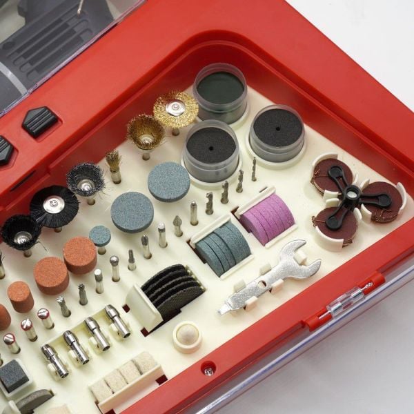 Rox Wood 0074 Mini Taşlama Gravür Makinası Hobi Seti 242 Parça