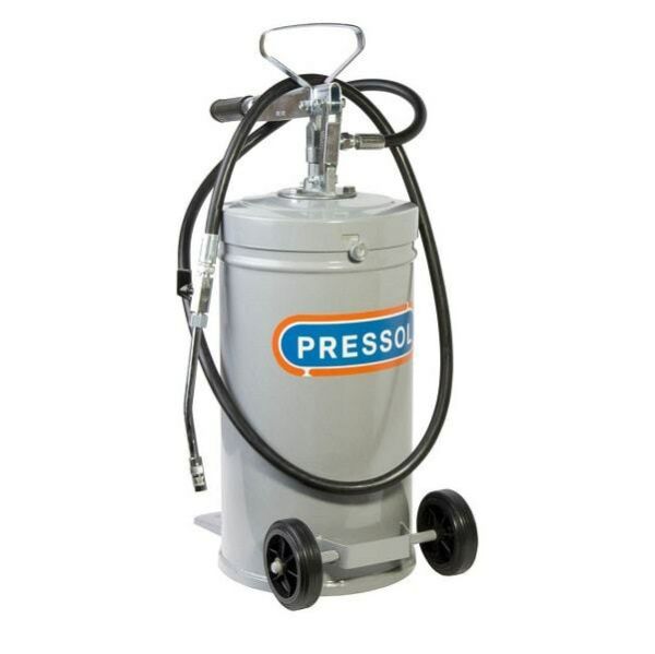 PRESSOL Mekanik Kollu İnce Yağ Pompası 16 Lt. Tekerlekli