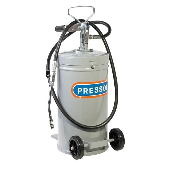 PRESSOL Mekanik Kollu Gres Pompası 16 Lt. Tekerlekli