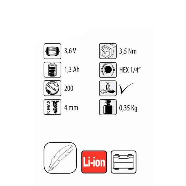 Felisatti Akülü Vidalama FS-SDF 3.6V