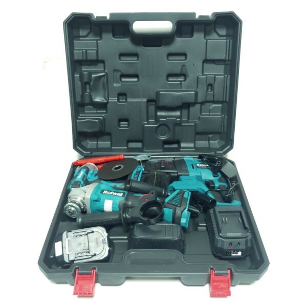 Rolwal Profesyonel 3lü Tamir Seti 18 Volt 4 Amper