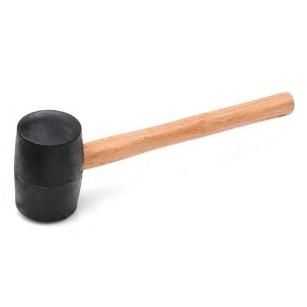 LEO Ağaç Saplı Lastik Tokmak 60 mm