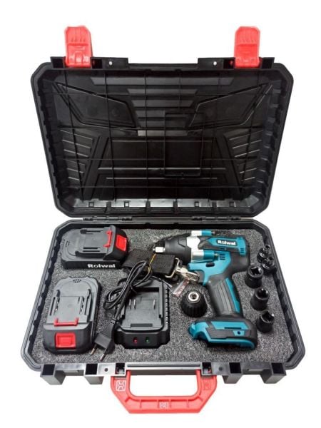 Rolwal Akülü 800 nm Somun Bijon Sıkma ve Sökme Makinesi 15 Pil - 36V 5 Amper