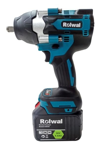 Rolwal Akülü 800 nm Somun Bijon Sıkma ve Sökme Makinesi 15 Pil - 36V 5 Amper