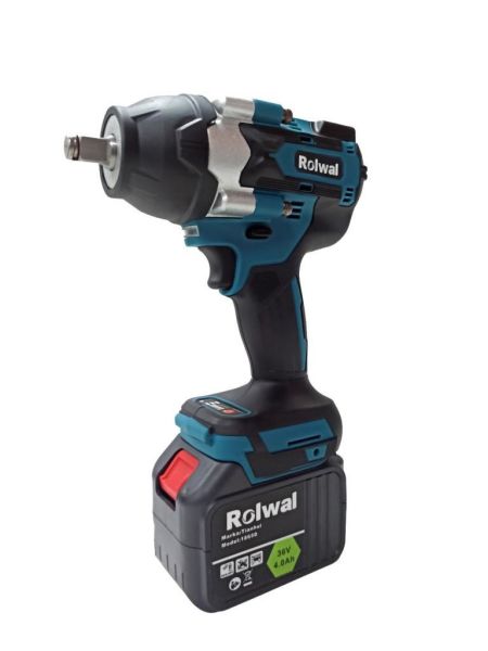 Rolwal Akülü 800 nm Somun Bijon Sıkma ve Sökme Makinesi 15 Pil - 36V 5 Amper