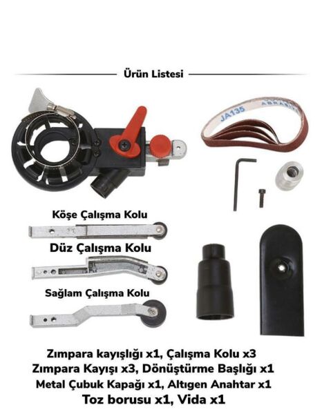 ROX WOOD TAŞLAMAYA TAKILIR ŞERİT BANT ZIMPARA APARATI