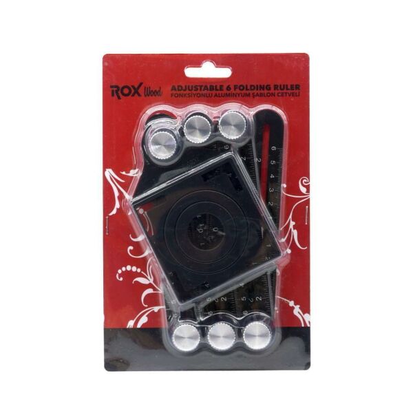 ROX WOOD FONKSİYONLU ALÜMİNYUM ŞABLON CETVELİ