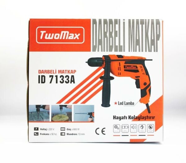 TWOMAX Darbeli Matkap ID7133A 600W