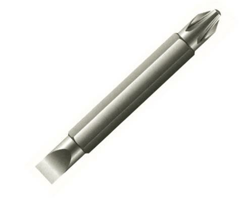 LEO 18 Adet 60mm ¼’’ S2 Kalite Mıknatıslı Bits Çift Uçlu Düz*Yıldız Matkap Ucu,Tornavida Ucu