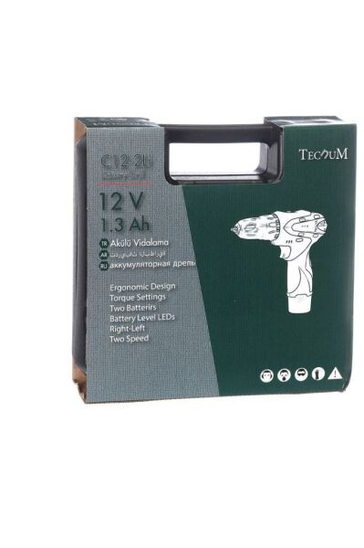 TECNUM C 12-2 Lİ Akülü Matkap Vidalama