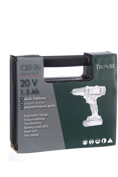 TECNUM C 20-2 Lİ Akülü Matkap Vidalama