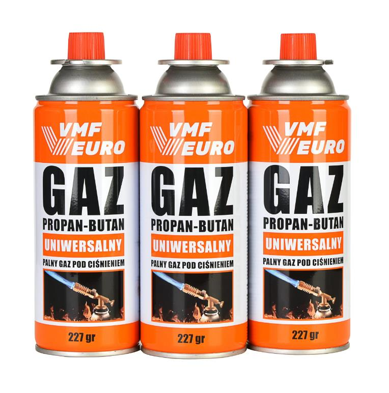 VMF EuroGaz Kamp Ocak Gazı Valfli Kartuş 227gr ( 3ADET)