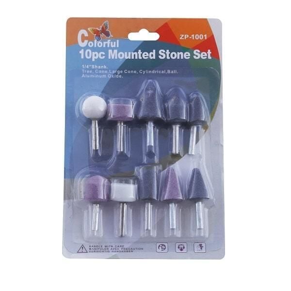 LEO Taş Seti 10 Parça Renkli