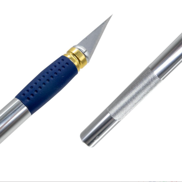 Leo SX-06D Neşter Tip Maket Bıçağı 9 mm (2 Yedekli)