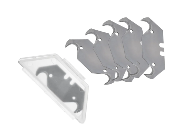 LEO Kancalı Maket Bıçağı Yedeği 5 Li Sx-66C-5