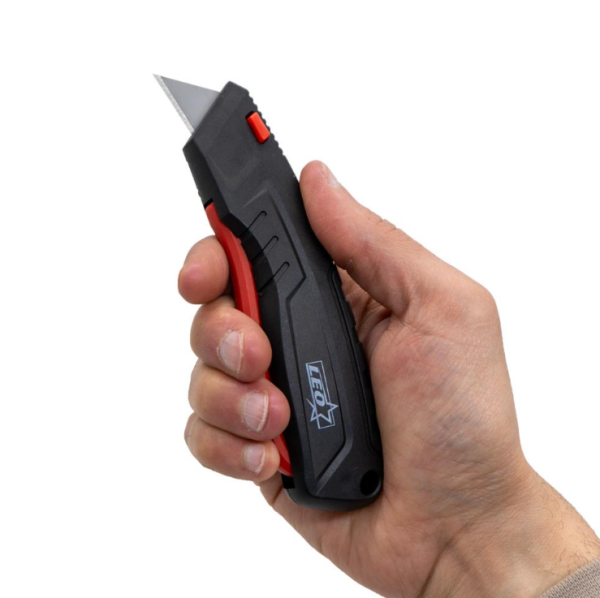 Leo SX-9607 Otomatik Geri Çekmeli Emniyetli Maket Bıçağı