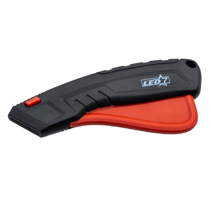 Leo SX-9607 Otomatik Geri Çekmeli Emniyetli Maket Bıçağı