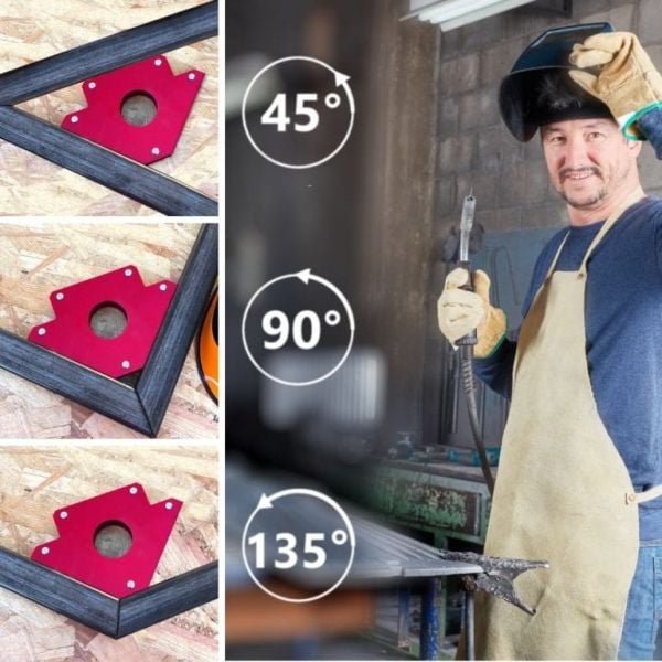 LEO Manyetik Açılı Kaynak Tutucu Mıknatıs 25 Lbs