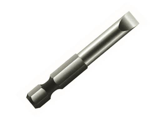 LEO 100 Adet SL 5.5x0.8 25mm ¼’’ S2 Kalite Mıknatıslı Bits Düz Matkap Ucu,Tornavida Ucu