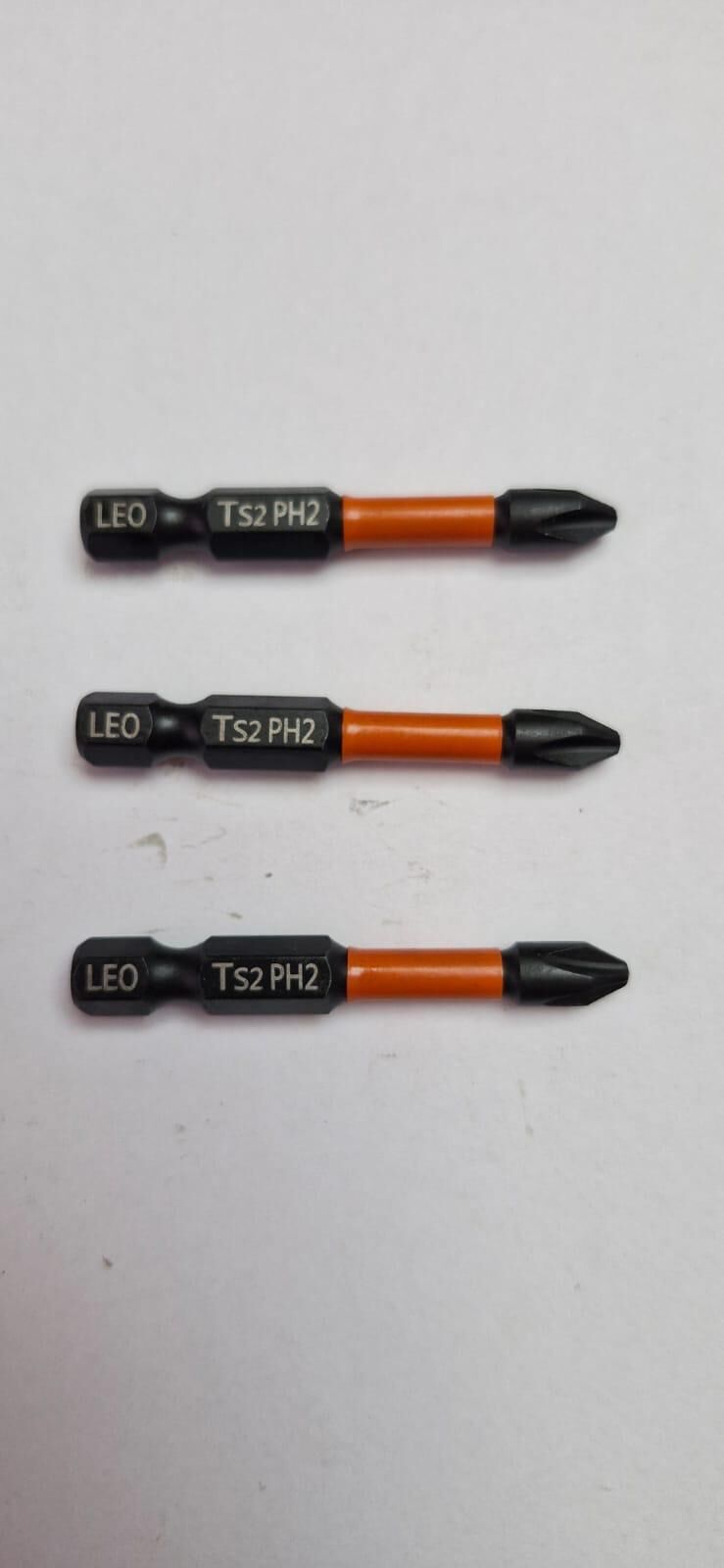 LEO 30 Adet Endüstriyel Mıknatıslı Bits Uç Ph2 50 mm Vida Sökme Yıldız Matkap Vidalama Ucu S2 Çeliği