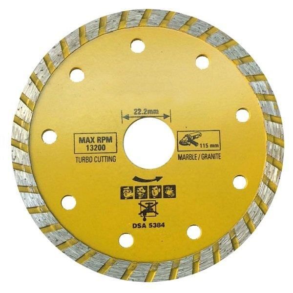 Turbo Elmas Mermer Granit Kesici 180mm