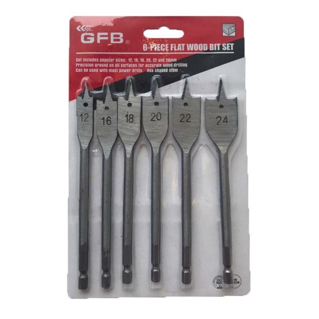 GFB Yaprak Matkap Ucu Seti 6 Parça