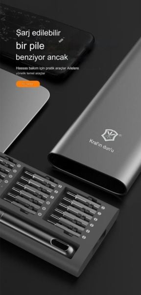 UF TOOLS KS-840117 51 Parça Çok Fonksiyonlu Hassas Tornavida Seti