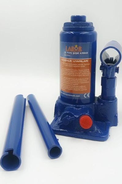 LABOR Hidrolik Şişe Kriko 2 Ton Plastik Kutulu
