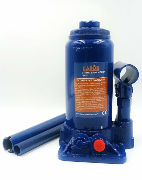 LABOR Hidrolik Şişe Kriko 5 Ton Plastik Kutulu