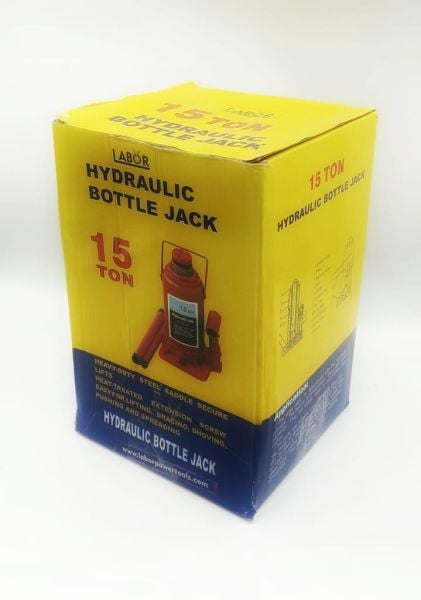 LABOR Hidrolik Şişe Kriko 15 Ton Karton Kutulu