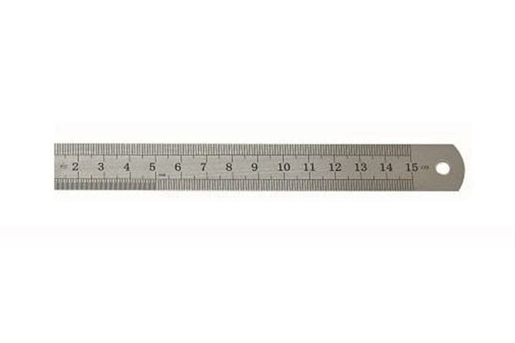 LEO Çift Taraflı Çelik Cetvel 150x20mm