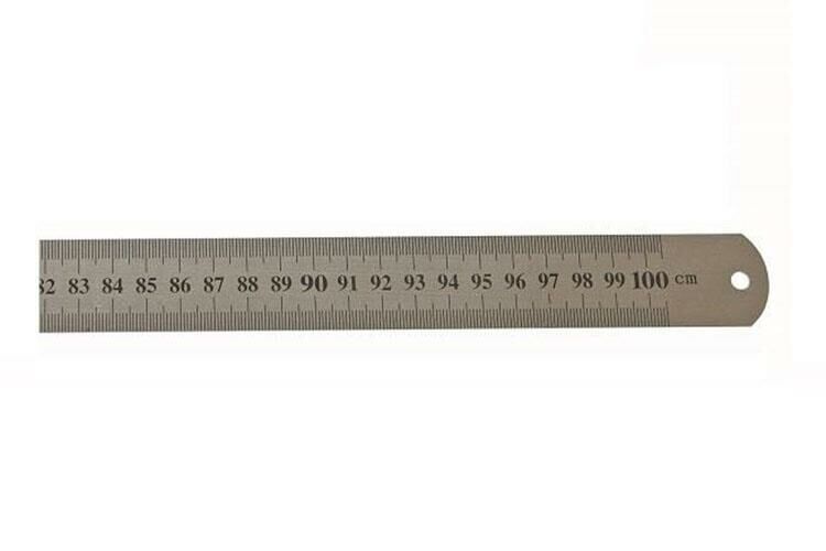LEO Çift Taraflı Çelik Cetvel 1000x35mm