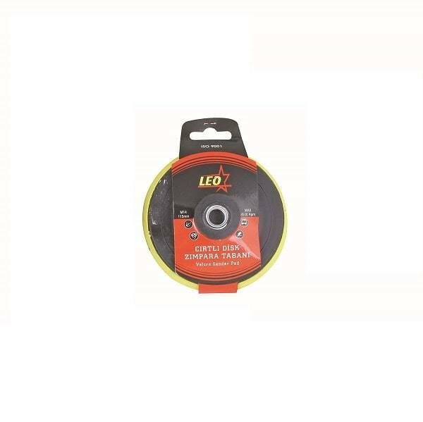 LEO Cırt Zımpara Altı 115mm,Cırt Zımpara Diski