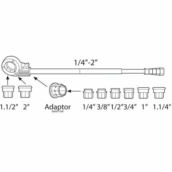 SUPER EGO Boru Pafta Takımı 1/2''-2''