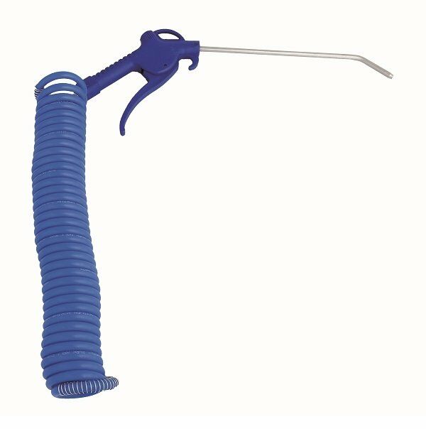 LEO Plastik Saplı Uzun Hava Tabancalı Spiralli Hortum Seti