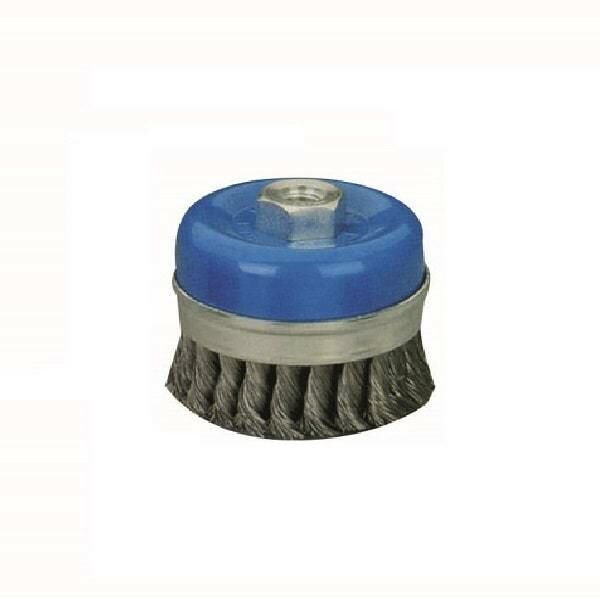 LEO Burgulu Çanak Tel Fırça , Çelik Kuşaklı 100mm